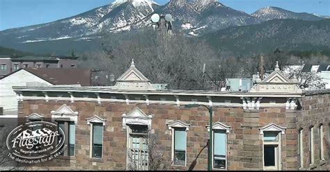 Flagstaff web cam - Explore live views of Flagstaff Arizona and the San Francisco Peaks, Sedona, and Grand Canyon with AllTrips. Find travel guides, specials, and media for your next visit to Flagstaff Arizona.